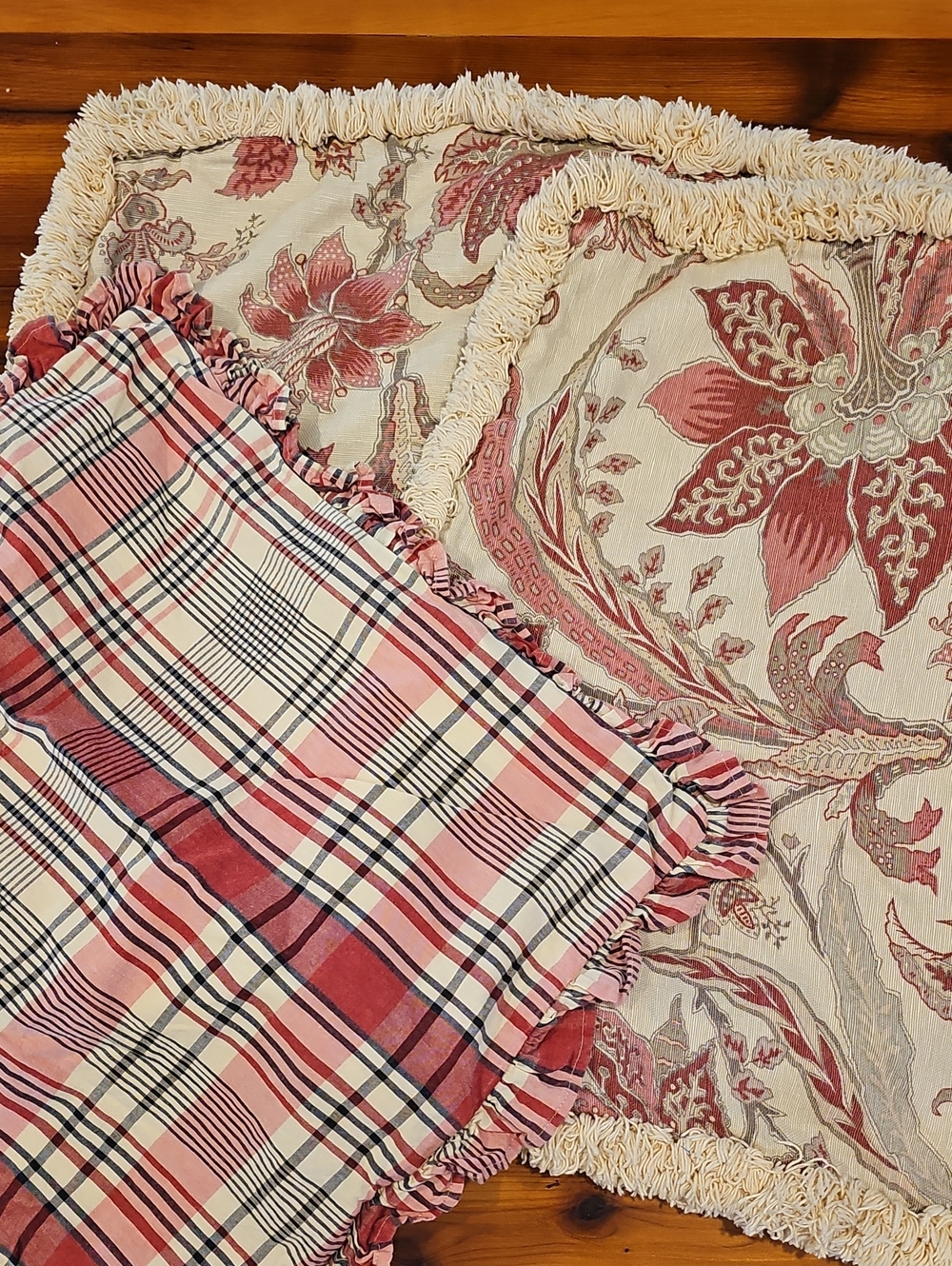 POTTERY BARN Set of 3 Pillow Shams
